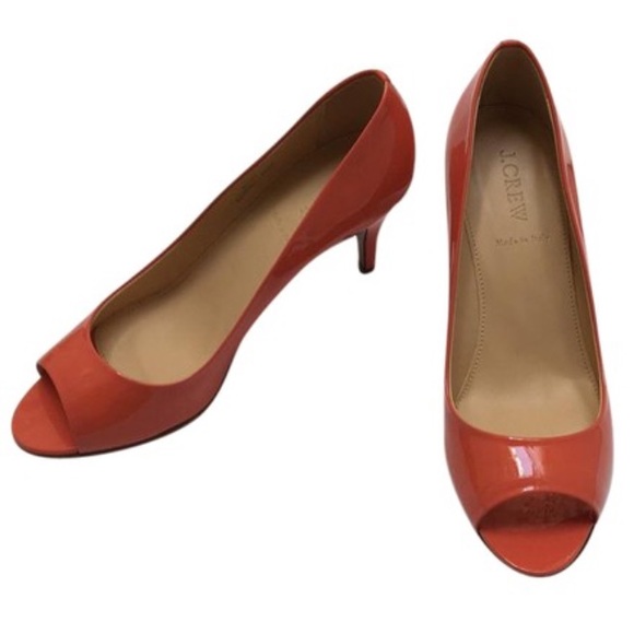 J. Crew Shoes - New J. Crew Drea Patent peep toe pumps 8.5 $189